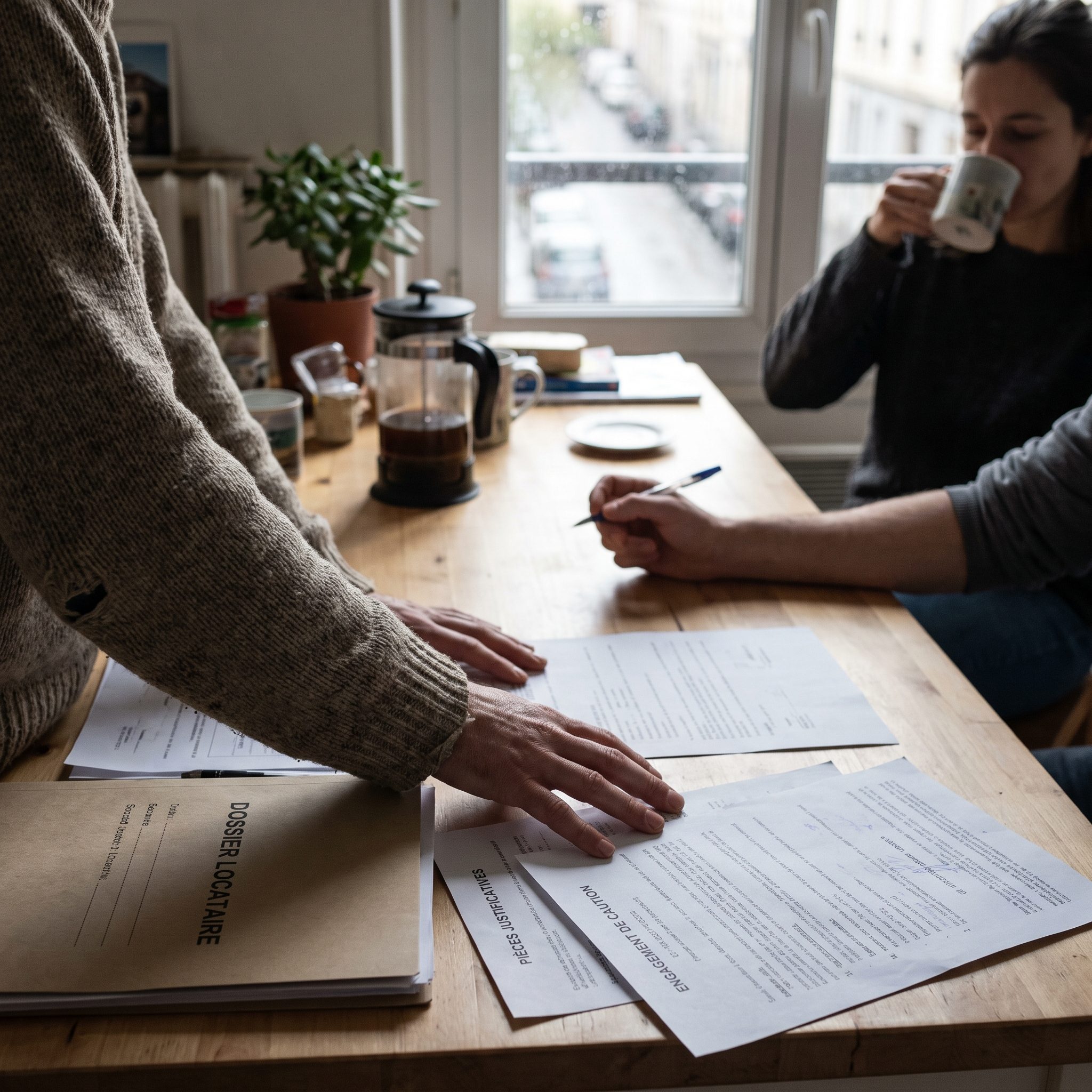 dossier locataire avec garant signature du contrat de location