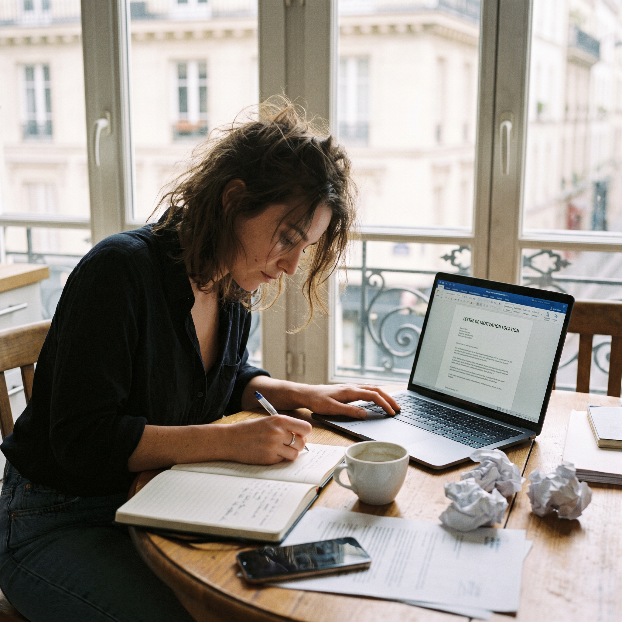comment rédiger une lettre de motivation pour une location immobilière avec une structure claire et professionnelle