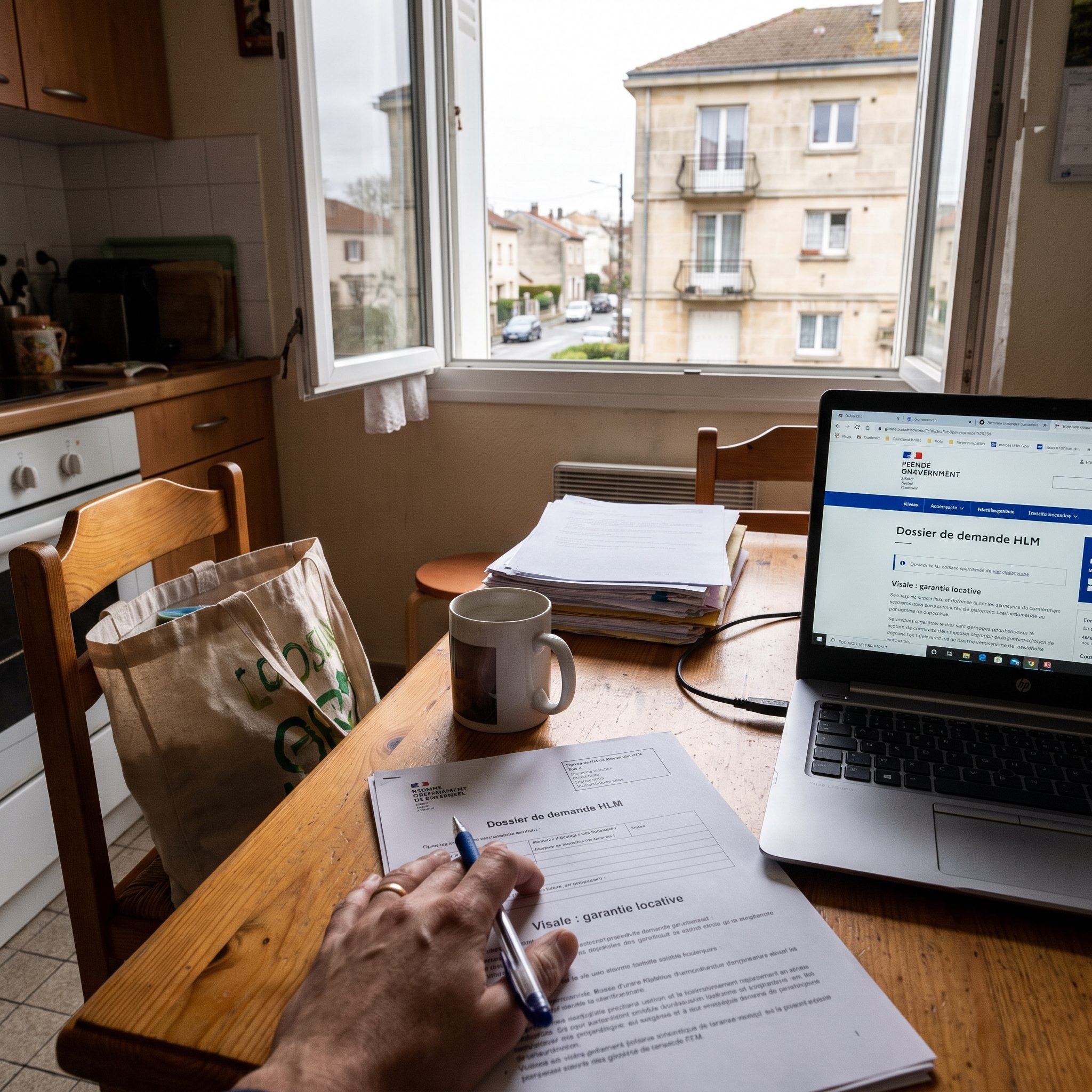 Visale et logement social : schéma des démarches HLM articulées avec la garantie locative Visale