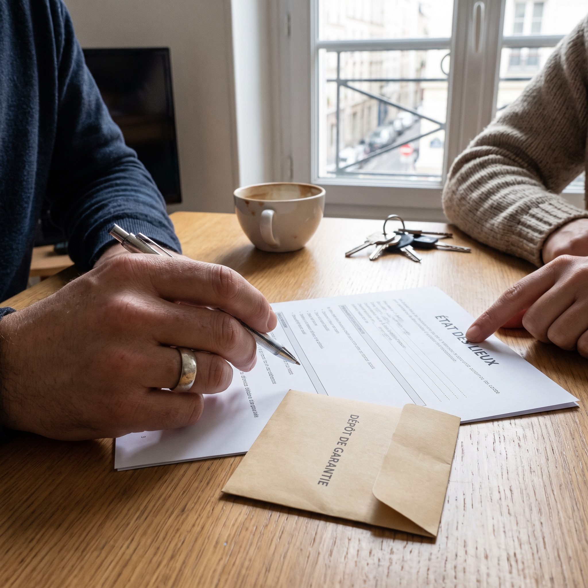Dépôt de garantie : retenues possibles pour loyers impayés et réparations locatives