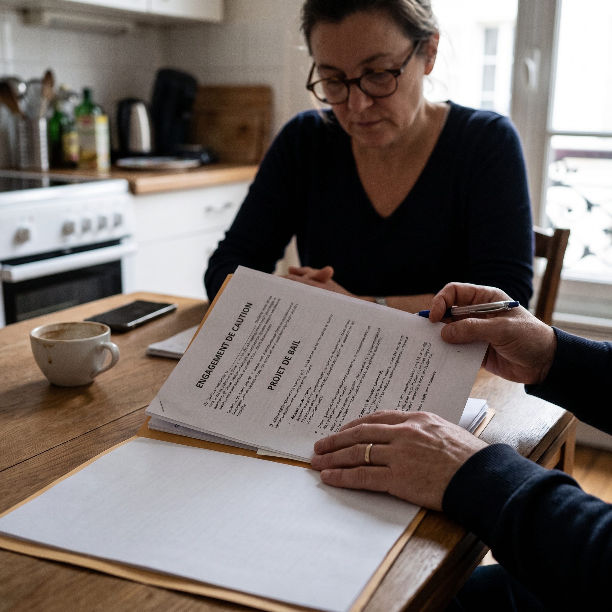 Discussion transparente pour expliquer les risques et responsabilités à un proche garant