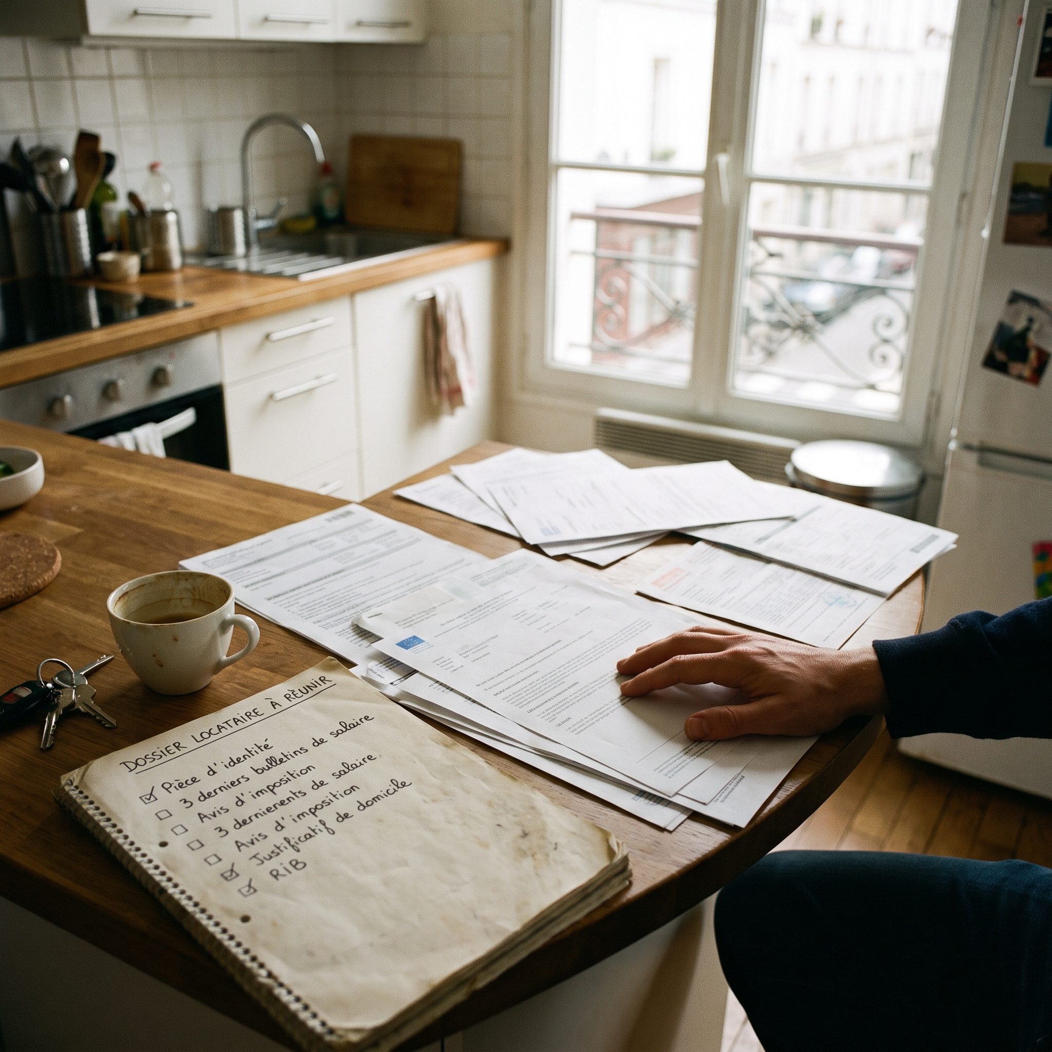 organisation des documents à réunir pour une checklist complète de dossier locataire solide