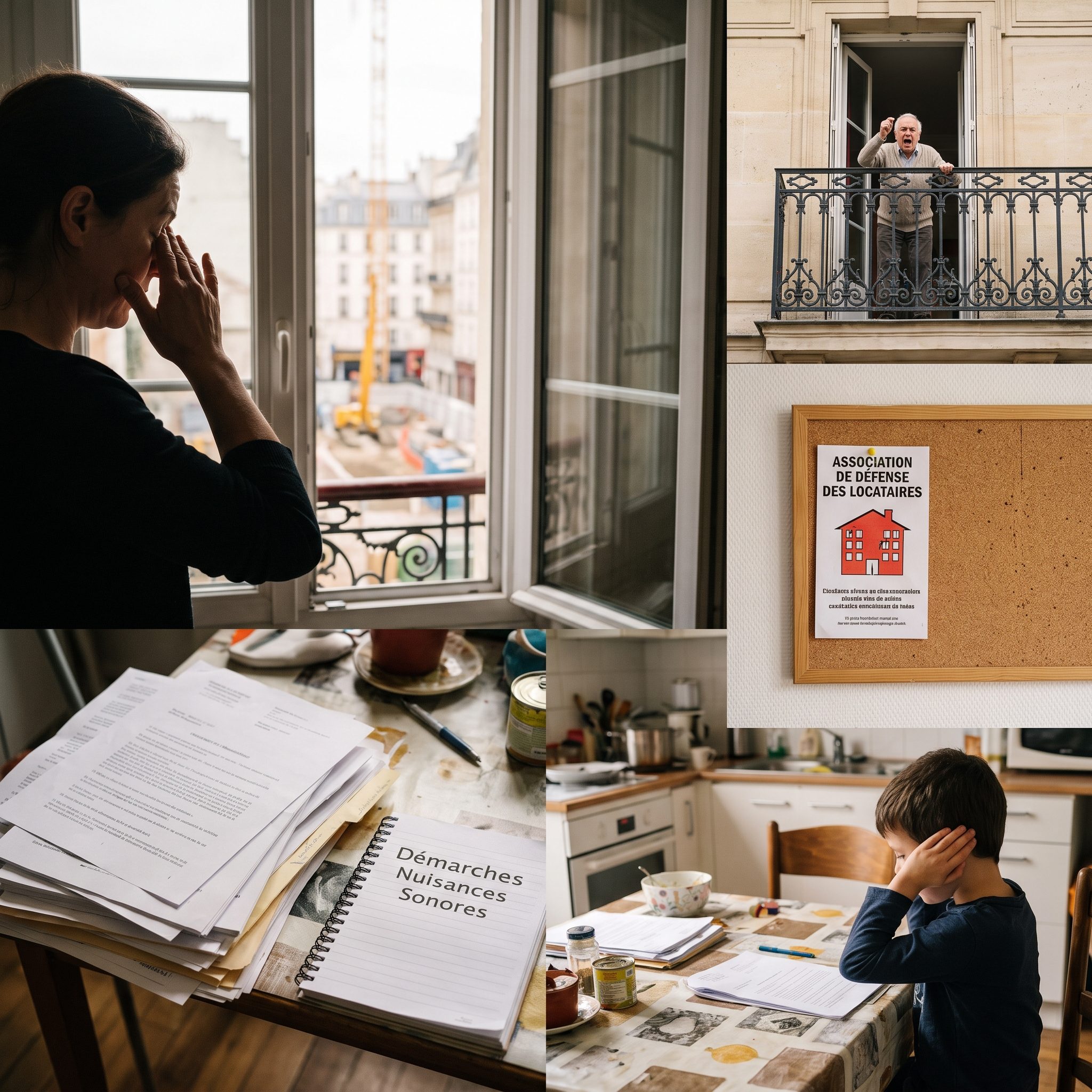 Nuisances sonores de voisinage et démarches pour protéger son logement