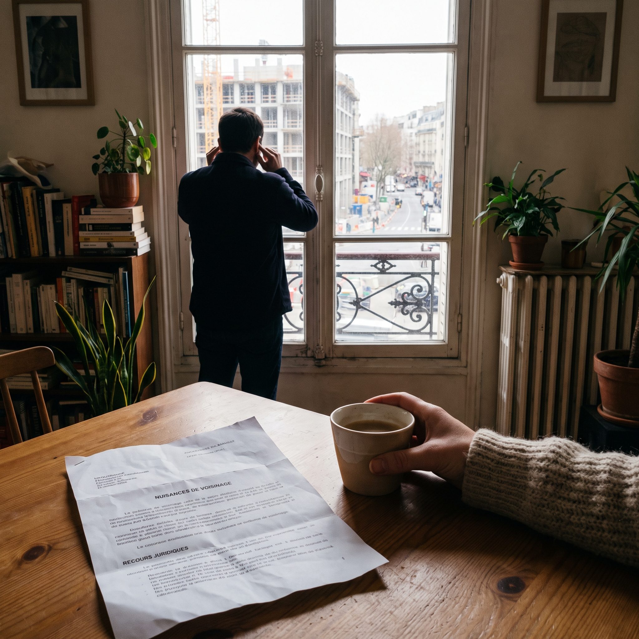 Propriétaire cherchant des recours face aux nuisances de voisinage dans son immeuble