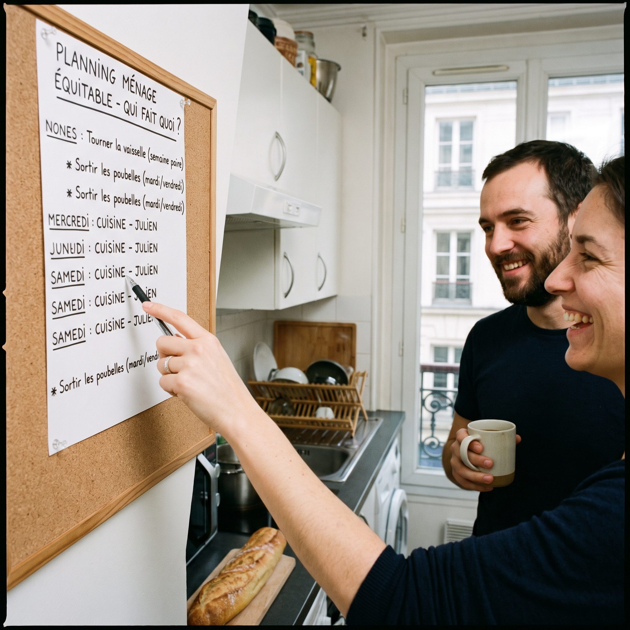 comment organiser un planning de tâches ménagères équitable qui dure dans le temps en répartissant les corvées entre colocataires sans conflits