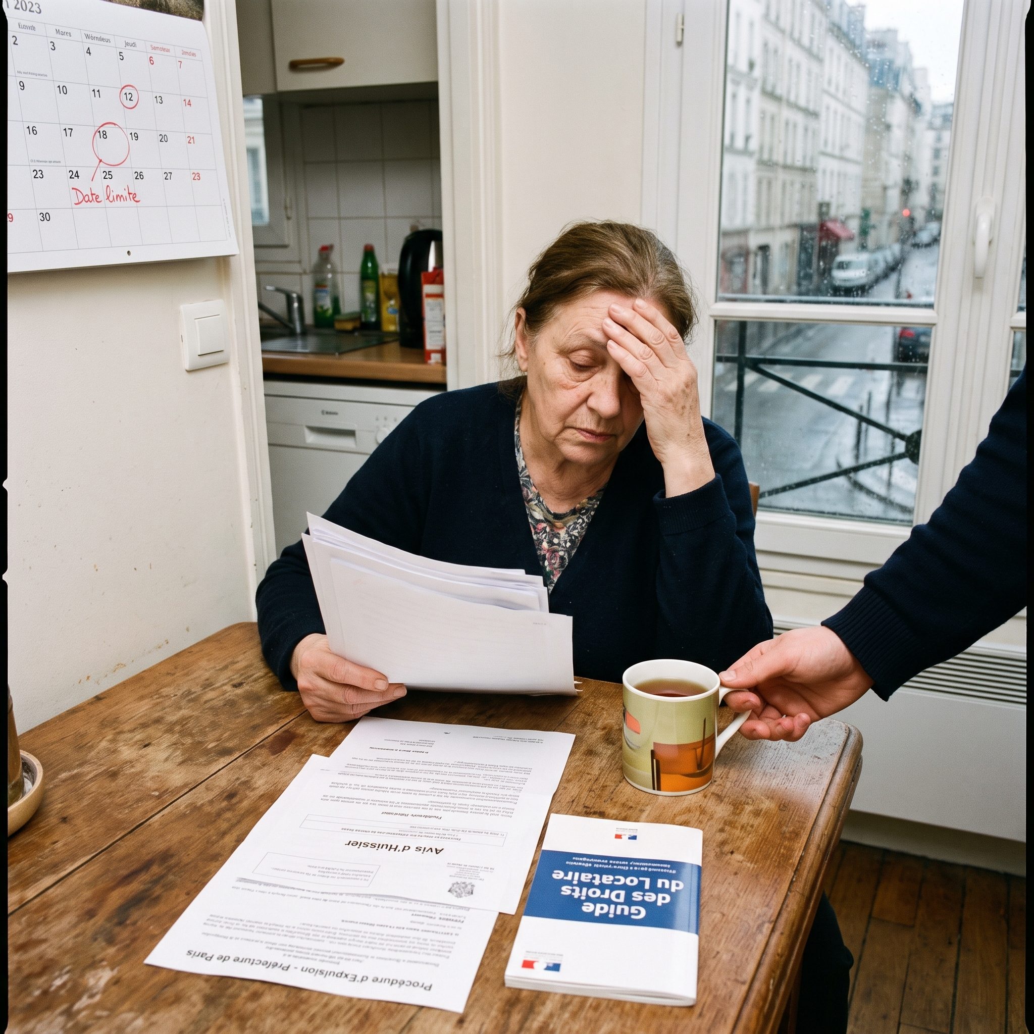 procédure d’expulsion locative délais et droits du locataire face à l’huissier venant notifier le jugement