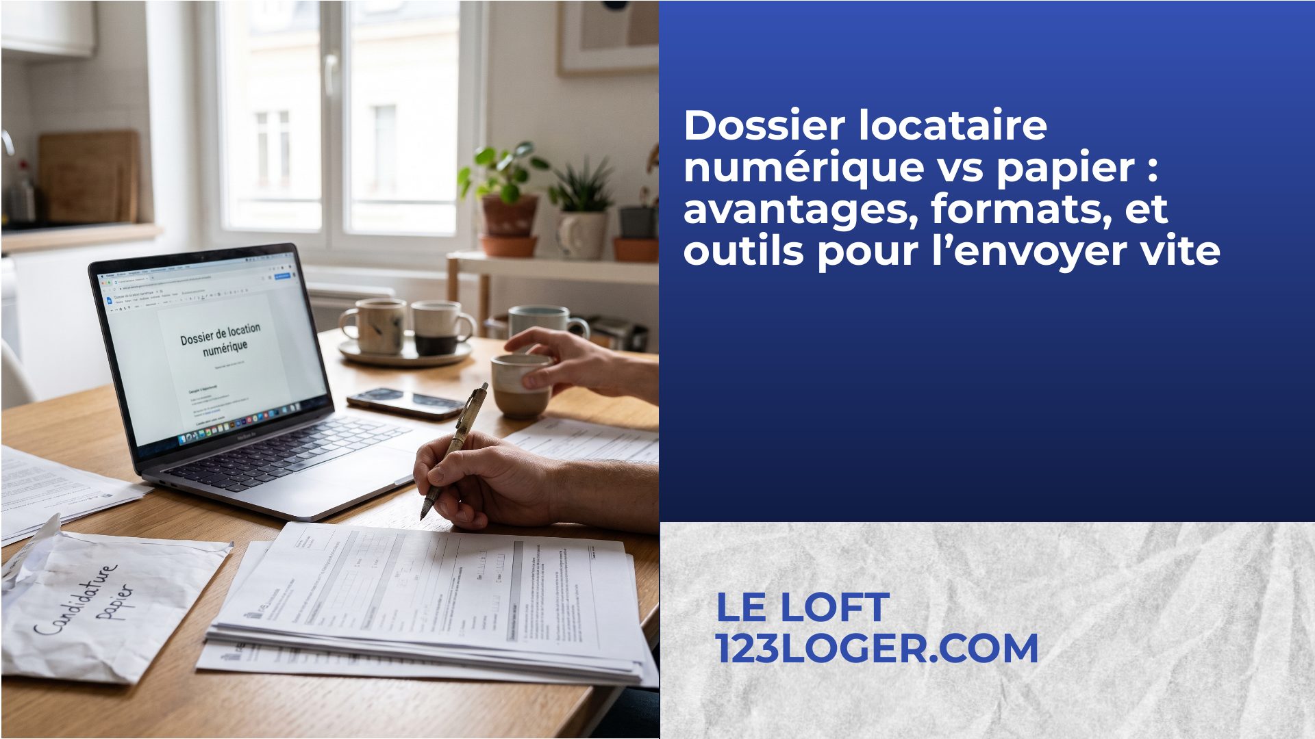 Dossier locataire numérique vs papier : avantages, formats et outils ...