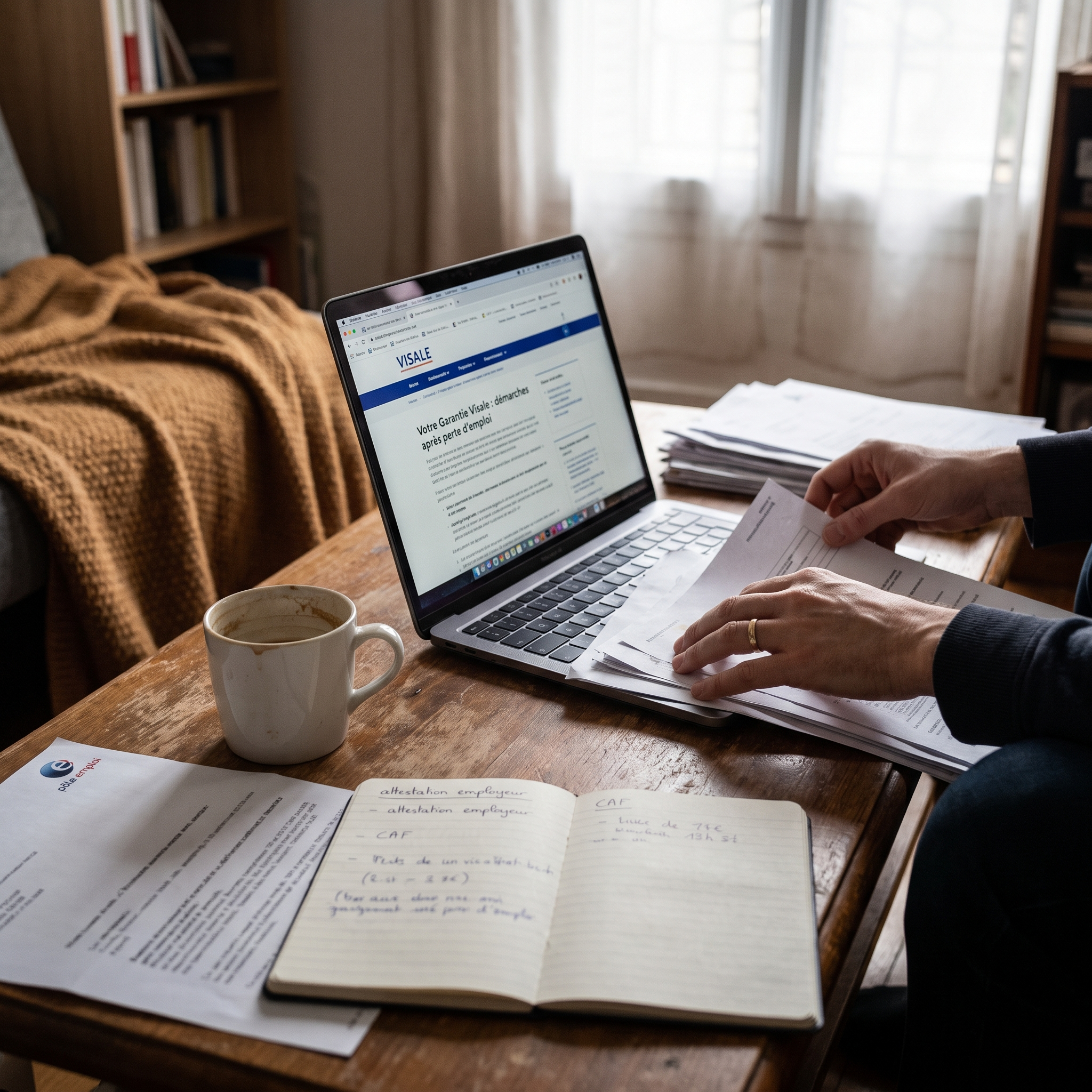 Perte d’emploi baisse de revenus impact sur garantie Visale et démarches à faire pour rester couvert après la signature du bail