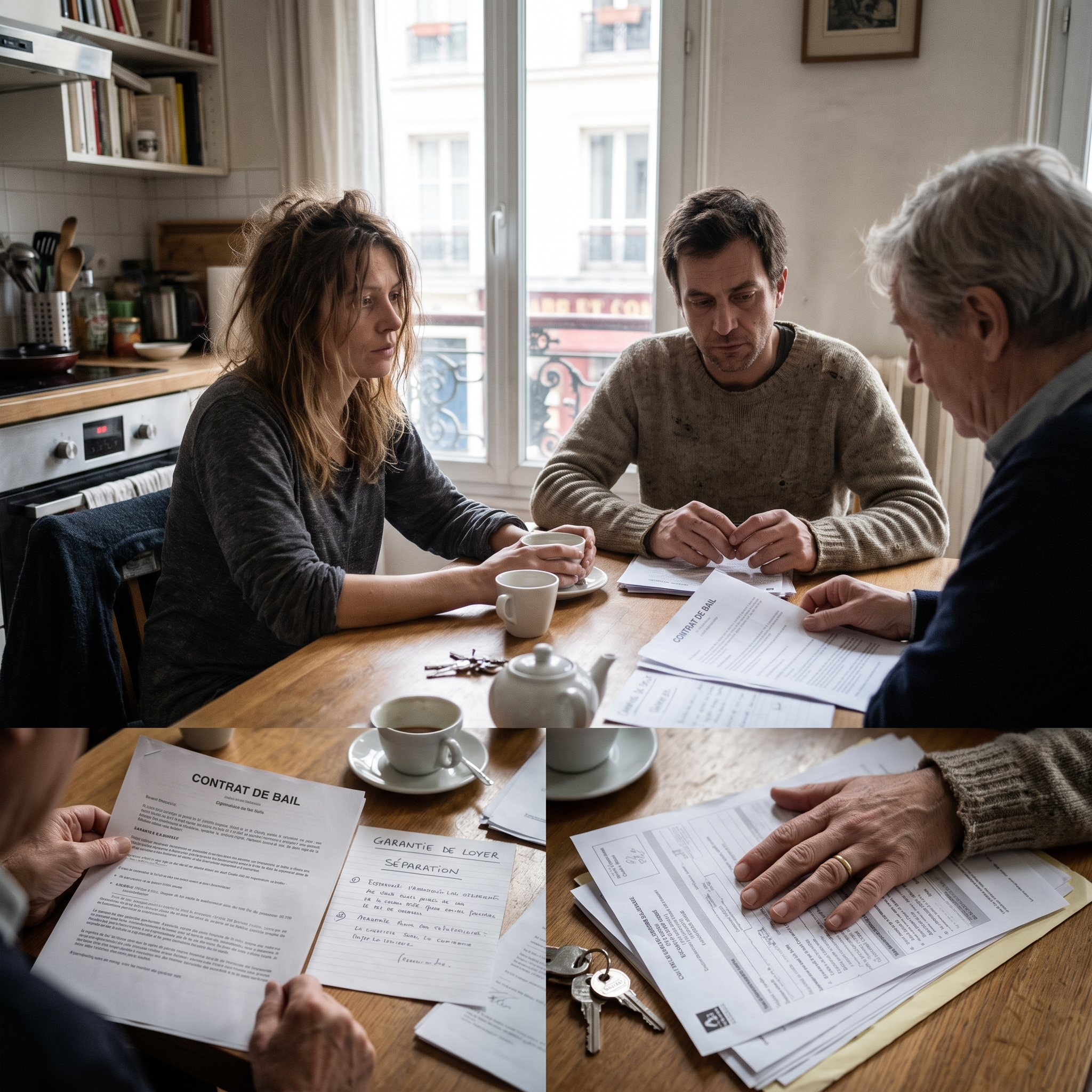 séparation de couple que devient le garant et la caution du bail lors du départ d’un des conjoints