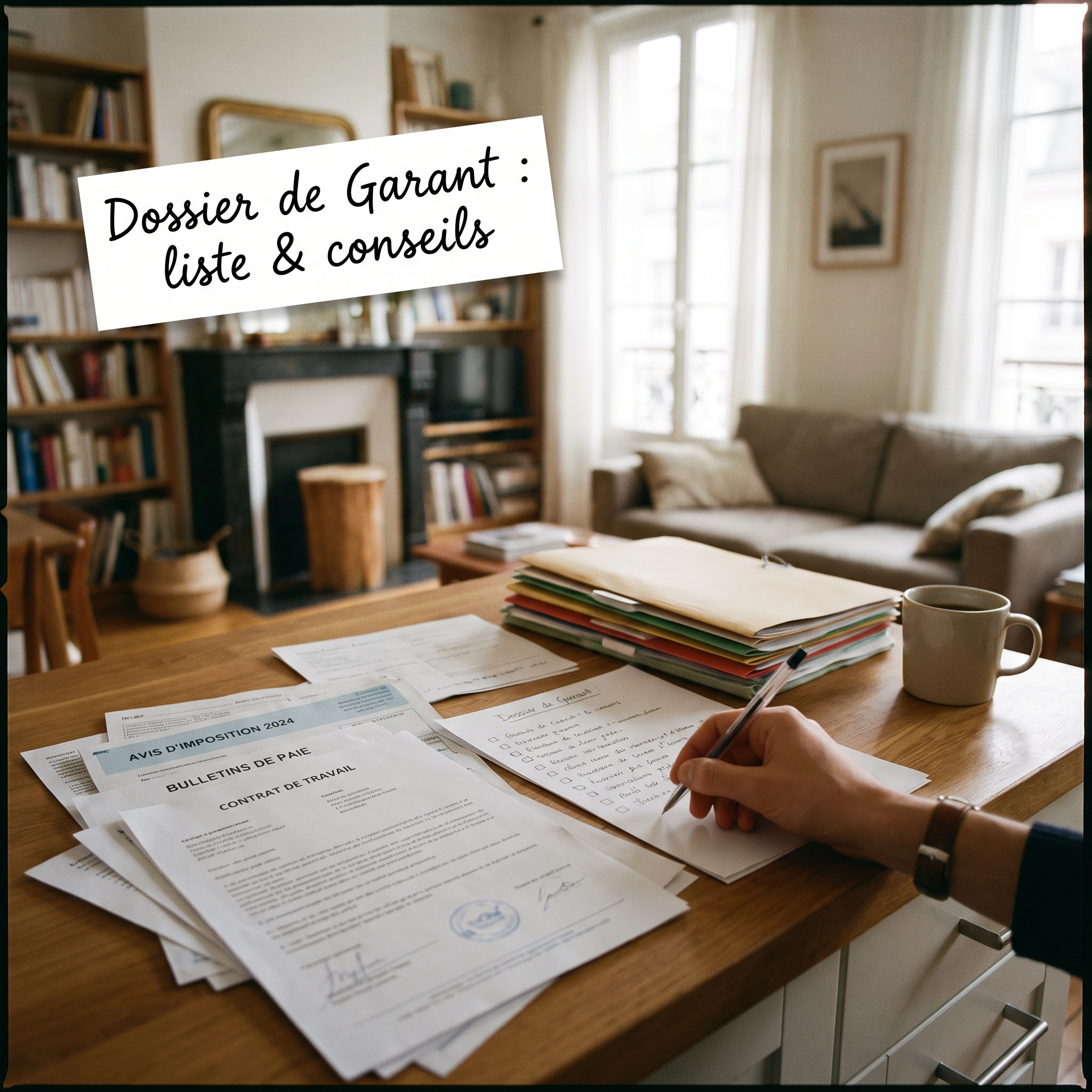 constituer un dossier de garant solide checklist des pièces justificatives pour location