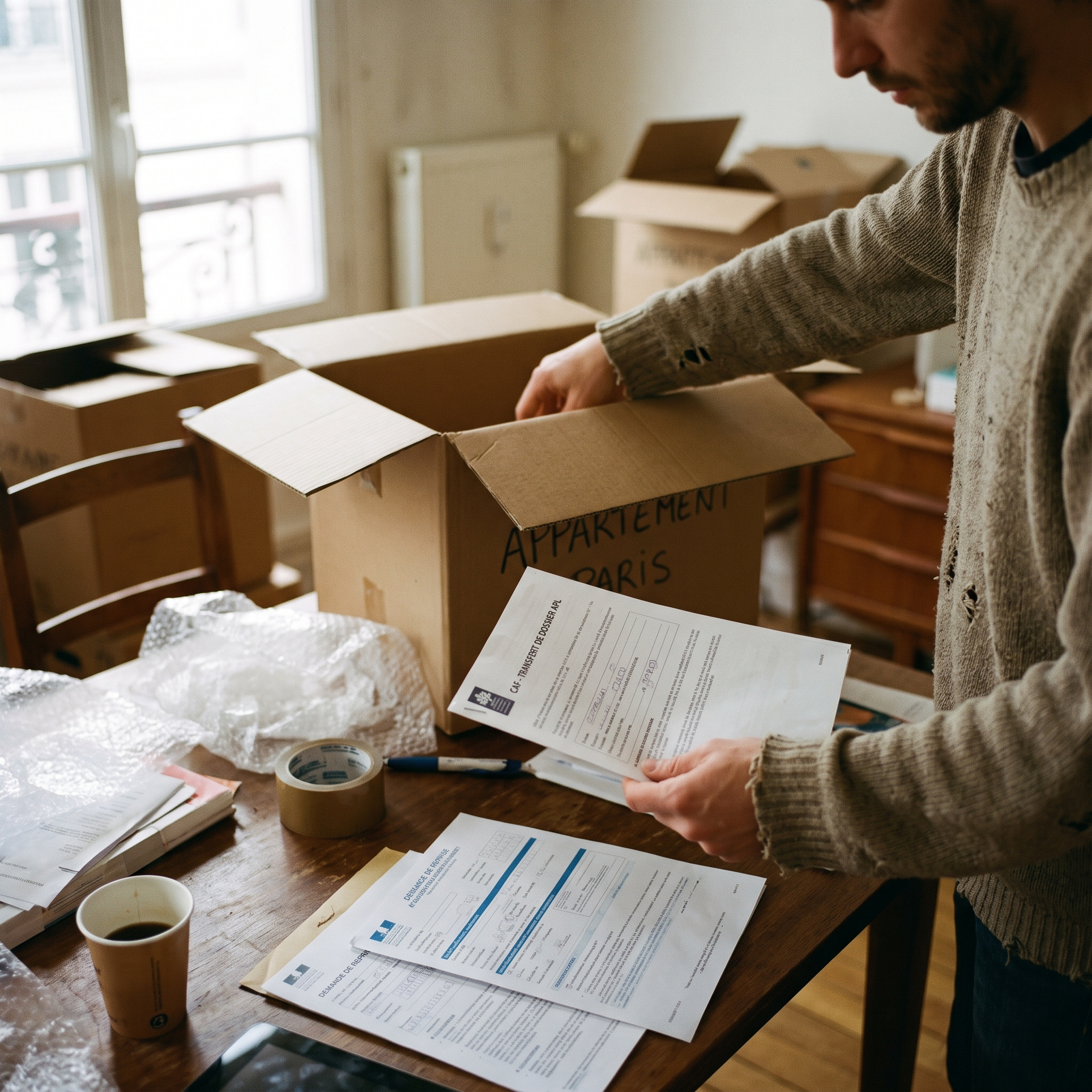 APL et déménagement : démarches pour transférer son dossier CAF vers un nouveau logement