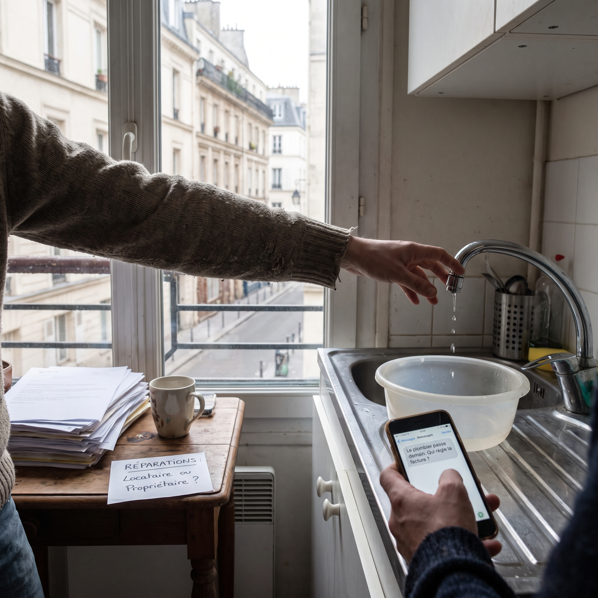 Réparations et entretien : qui paie quoi entre locataire et propriétaire dans un appartement