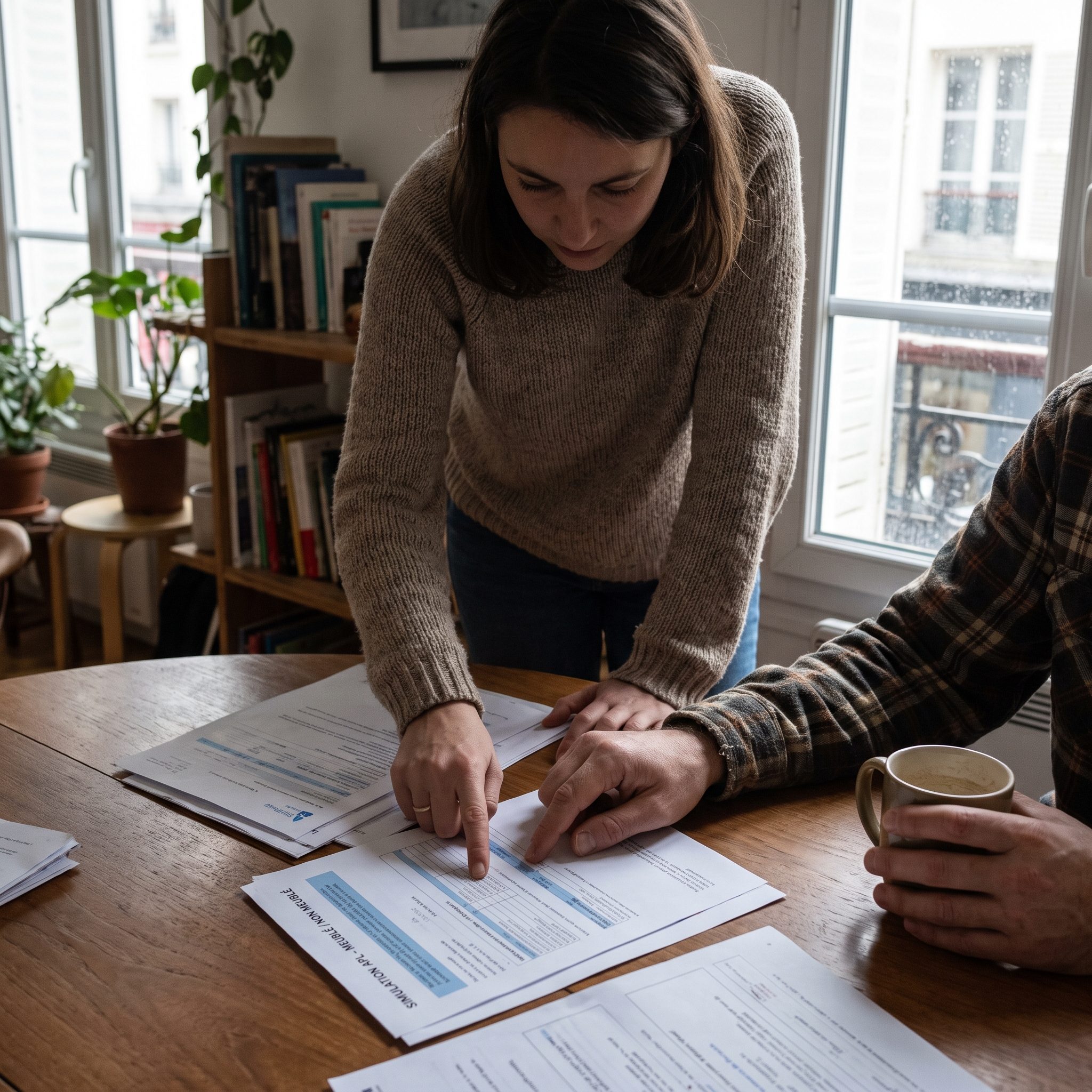 APL logement meublé ou non meublé différences et conditions : schéma expliquant les critères de ressources et de surface pris en compte