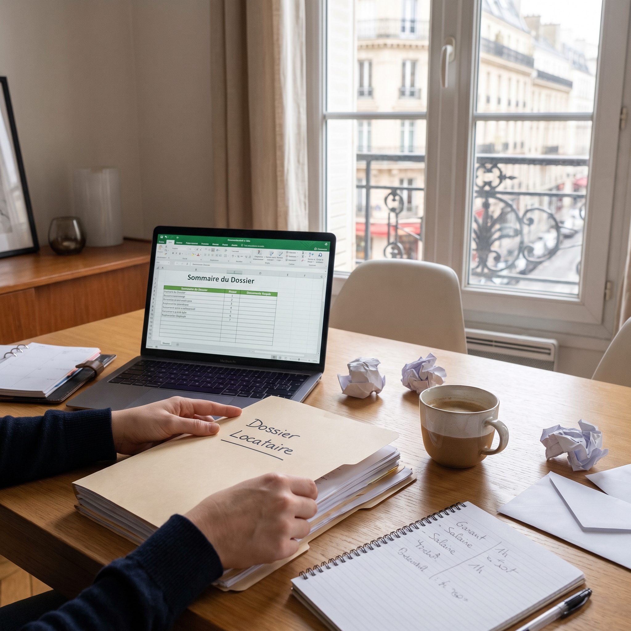 exemple de sommaire pour apprendre comment faire un dossier locataire complet prêt à envoyer