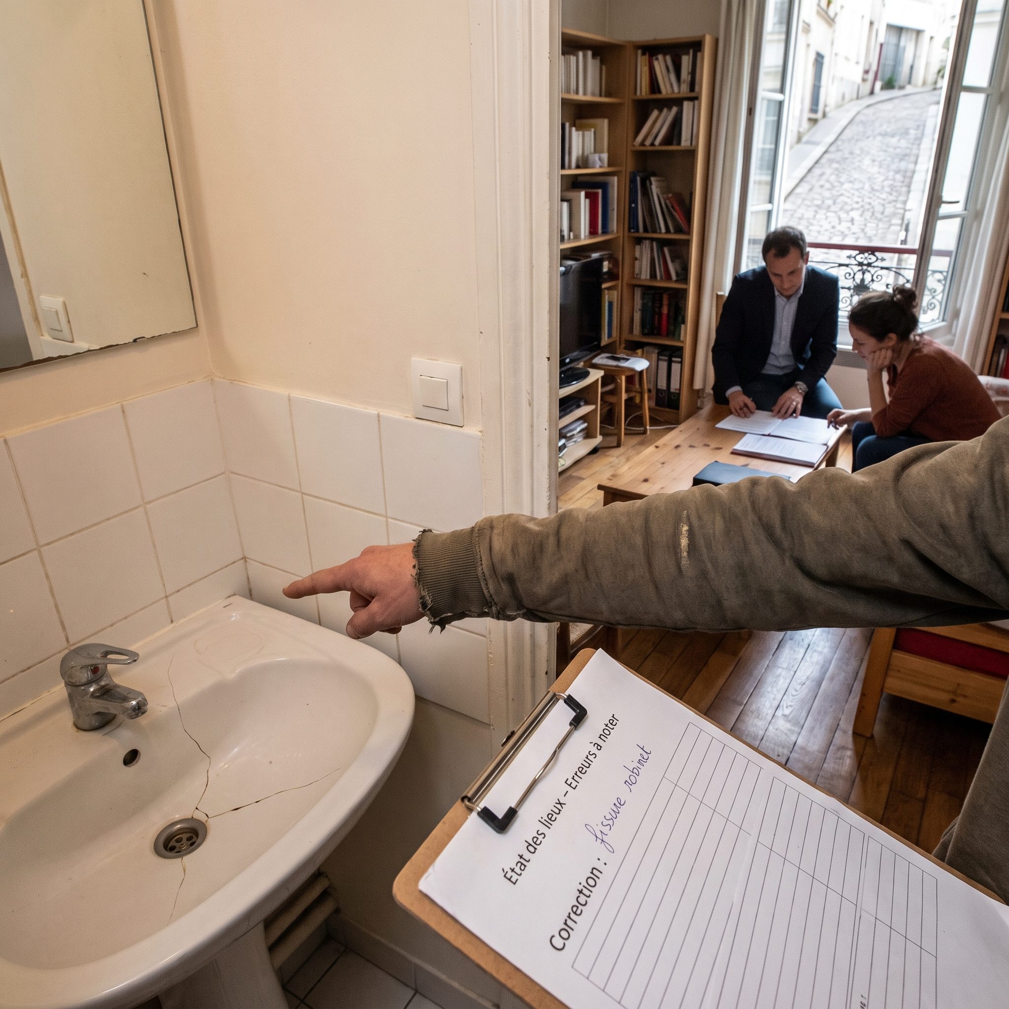 erreurs état des lieux et comment le faire rectifier en présence du propriétaire et du locataire