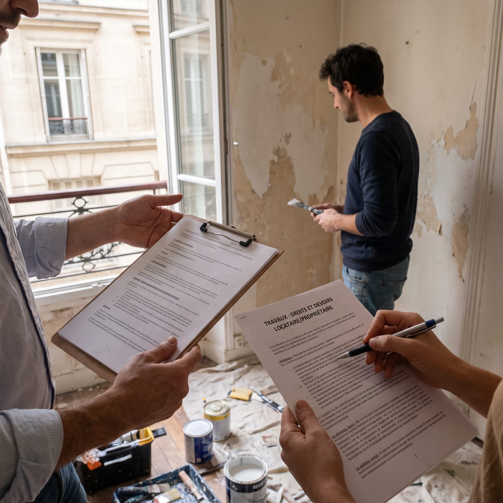 travaux dans le logement autorisations nécessaires du propriétaire pour le locataire