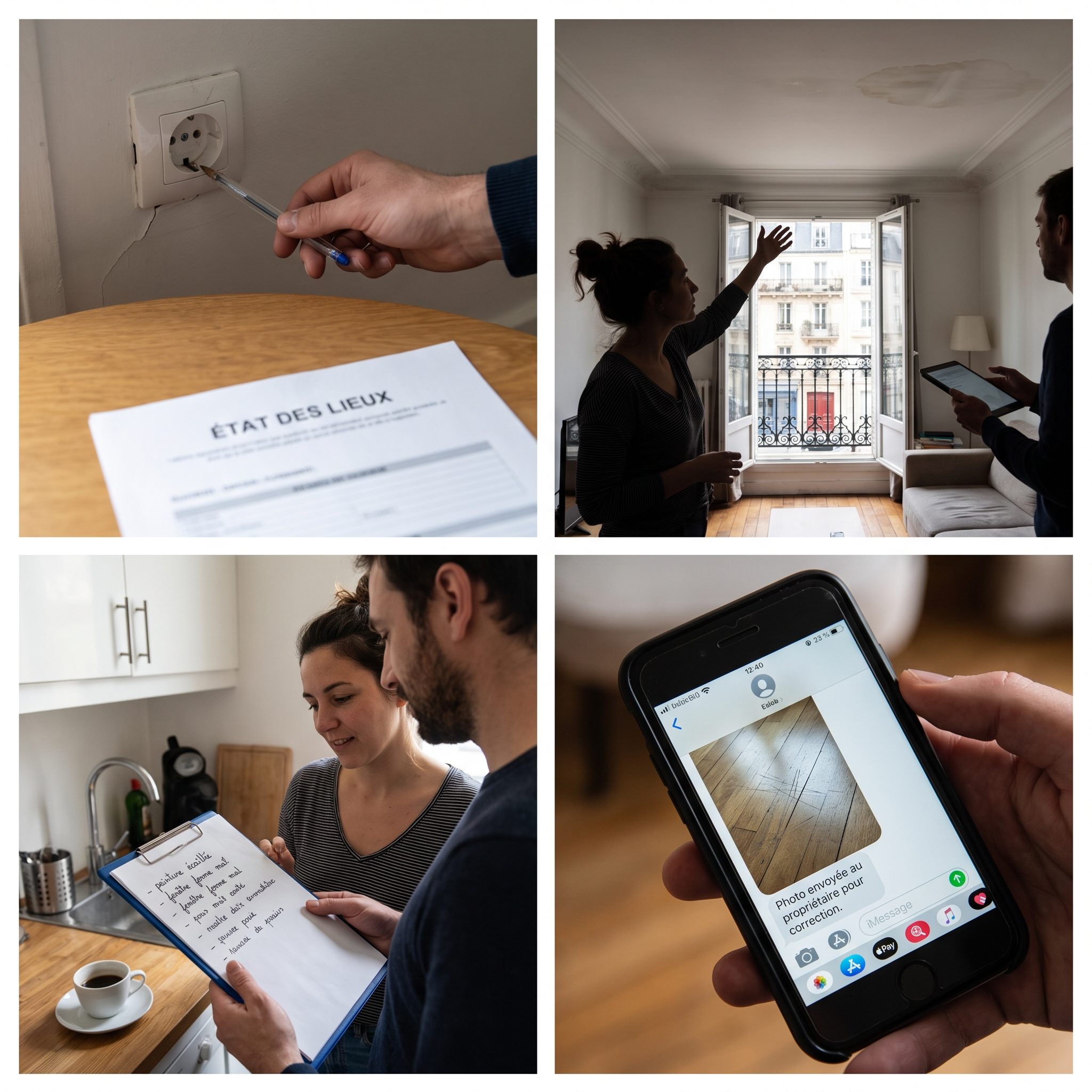 erreurs état des lieux et comment le faire rectifier avec l’aide d’un modèle de courrier